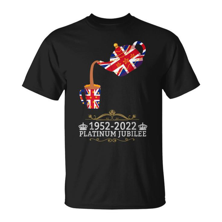 Platinum Jubilee 2022 Union Jack For Kids & Jubilee Teapot  Unisex T-Shirt
