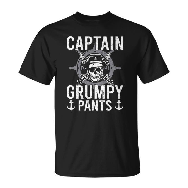 Pontoon Captain Grumpy Pants Pontooning Unisex T-Shirt