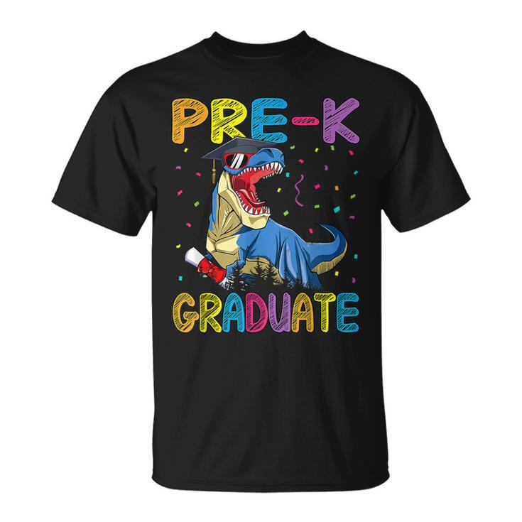 Pre-K Graduate Dinosaur T-Rex Pre Kindergarten Graduation  Unisex T-Shirt
