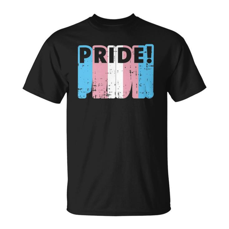 Pride Transgender Funny Lgbt Flag Color Protest Support Gift Unisex T-Shirt