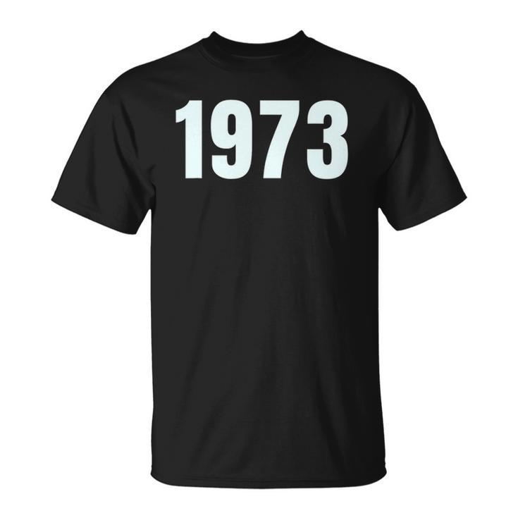 Pro Choice 1973 Womens Rights Feminism Roe V Wad Women Unisex T-Shirt