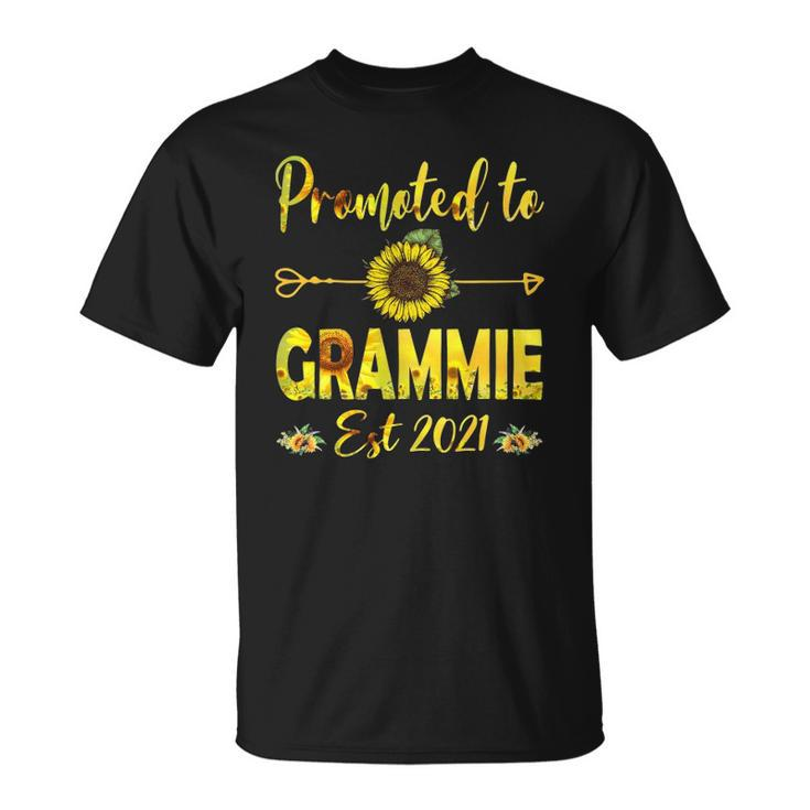 Promoted To Grammie Est 2022  Sunflower Unisex T-Shirt