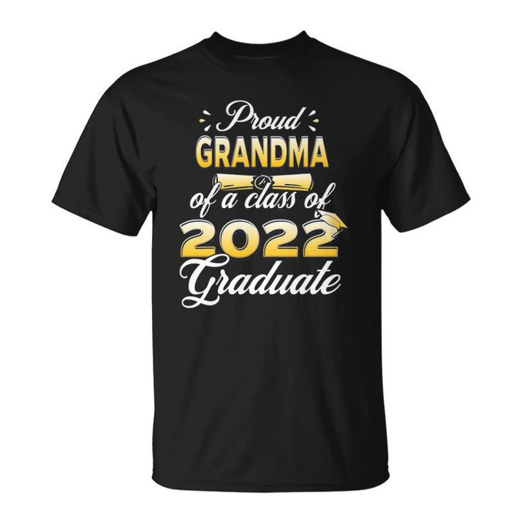 Proud Grandma Of Class Of 2022 Senior Graduate Grandma Unisex T-Shirt