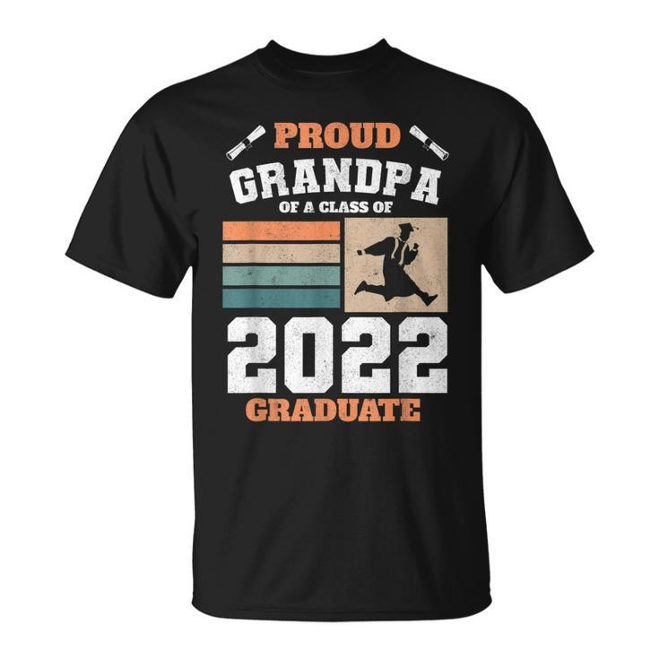 Proud Grandpa Of A Class Of 2022 Graduate Senior Graduation T-shirt