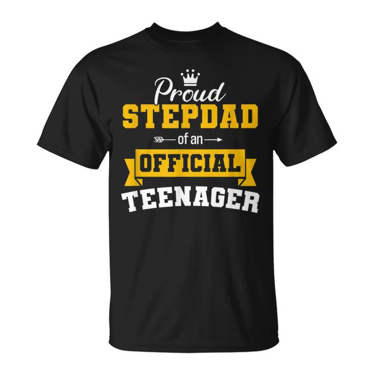 Proud Stepdad Of Official Nager 13 Birthday Funny Vintage  Unisex T-Shirt