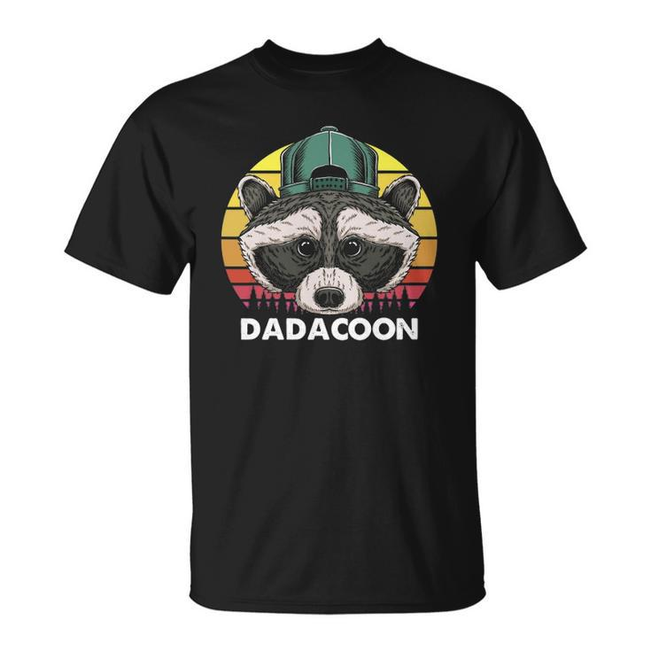 Raccoon Owner Dad Trash Panda Father Dadacoon Fathers Day Unisex T-Shirt
