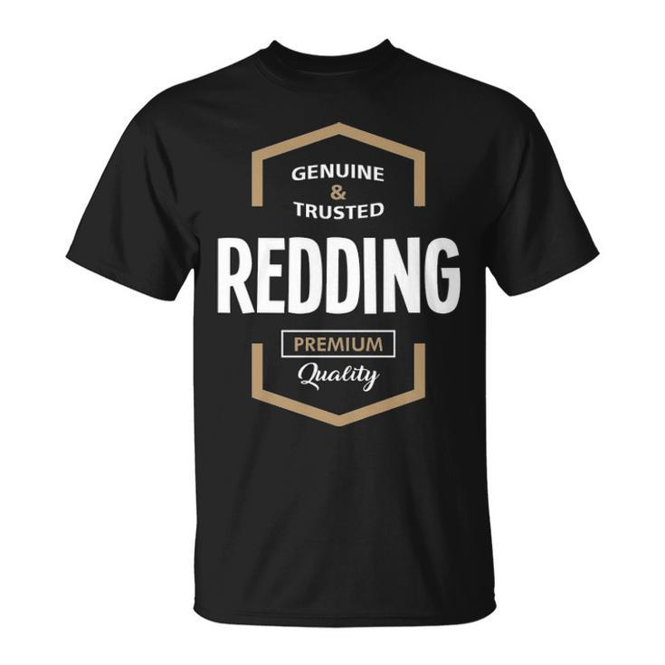 Redding Name Redding Premium Quality T-Shirt