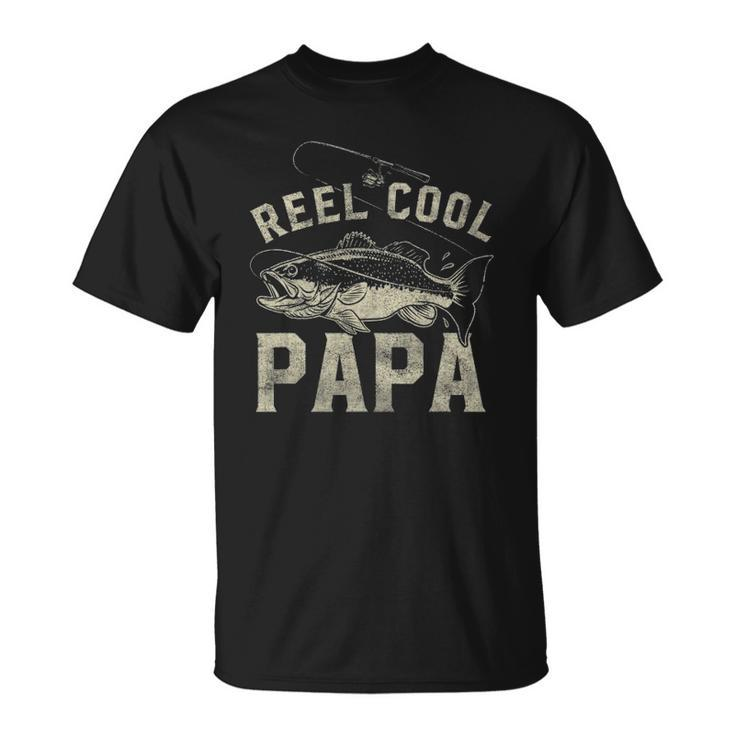 Reel Cool Papa Funny Fathers Day Unisex T-Shirt