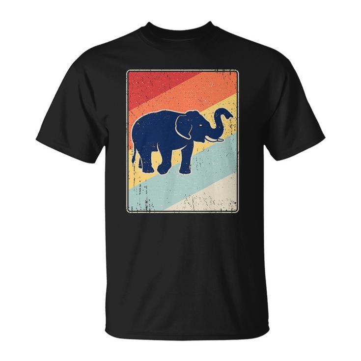 Retro Elephant - Vintage Elephant Distressed Gift Unisex T-Shirt