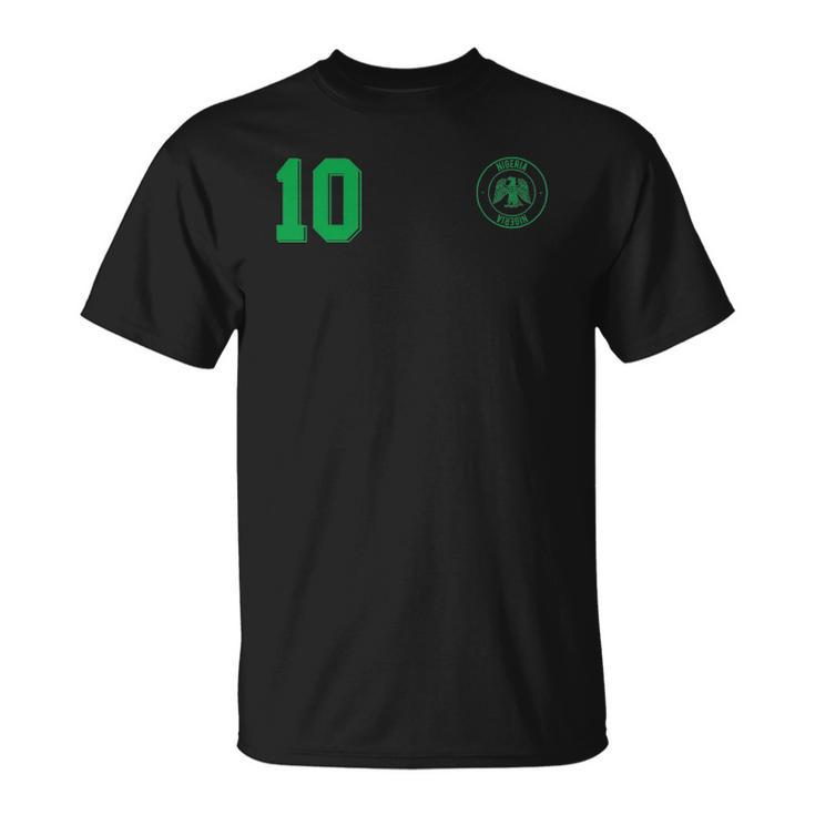 Retro Nigeria Football Jersey Nigerian Soccer Away Unisex T-Shirt