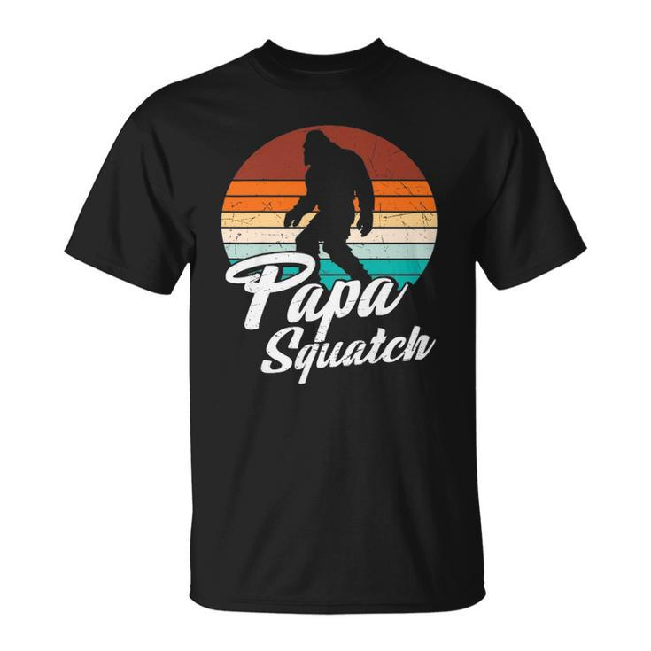 Retro Papa Squatch Yeti Vintage Unisex T-Shirt