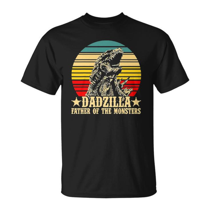 Retro Vintage Dadzilla Father Of The Monsters Unisex T-Shirt