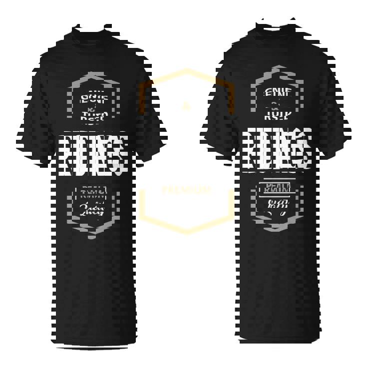 Ridings Name Ridings Premium Quality T-Shirt