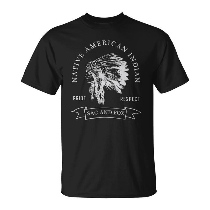 Sac And Fox Tribe Native American Indian Pride Respect Darke Unisex T-Shirt