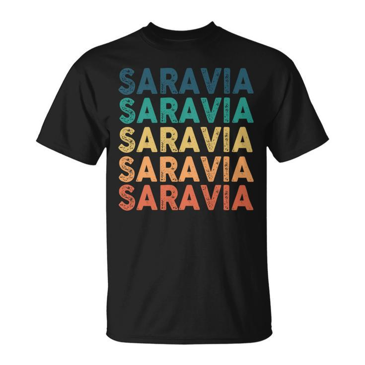 Saravia Name Shirt Saravia Family Name V3 Unisex T-Shirt