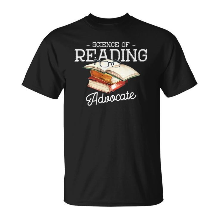 Science Of Reading Advocate Books Literature Book Reader Unisex T-Shirt