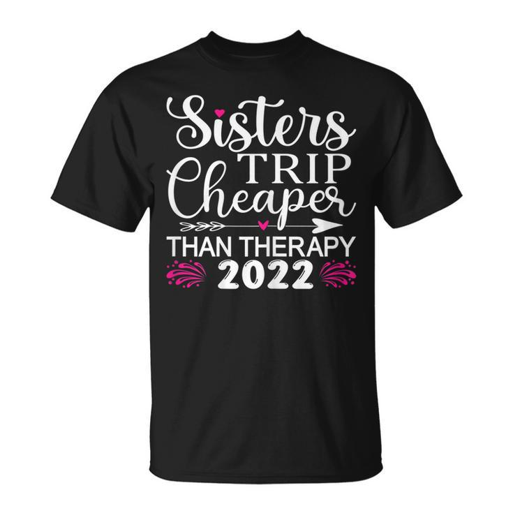 Sisters Trip 2022 Weekend Vacation Lover Girls Road Trip T-shirt