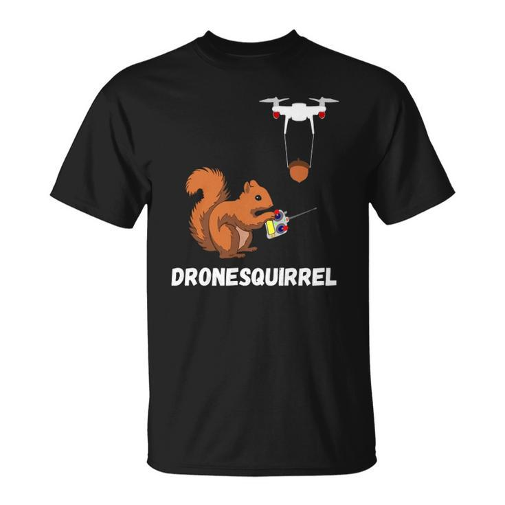 Squirrel Drone Pilot Quadcopter Operators Rodent Fpv Drones  Unisex T-Shirt