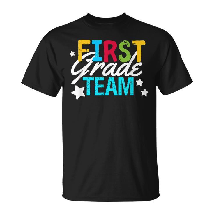 Teacher Team First Grade 1St Grade Classroom Gift  Kids Unisex T-Shirt