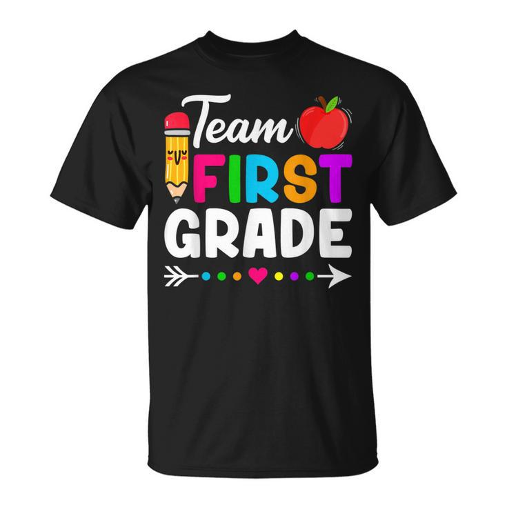 Team First Grade Kids Teacher Student Back To School  Unisex T-Shirt