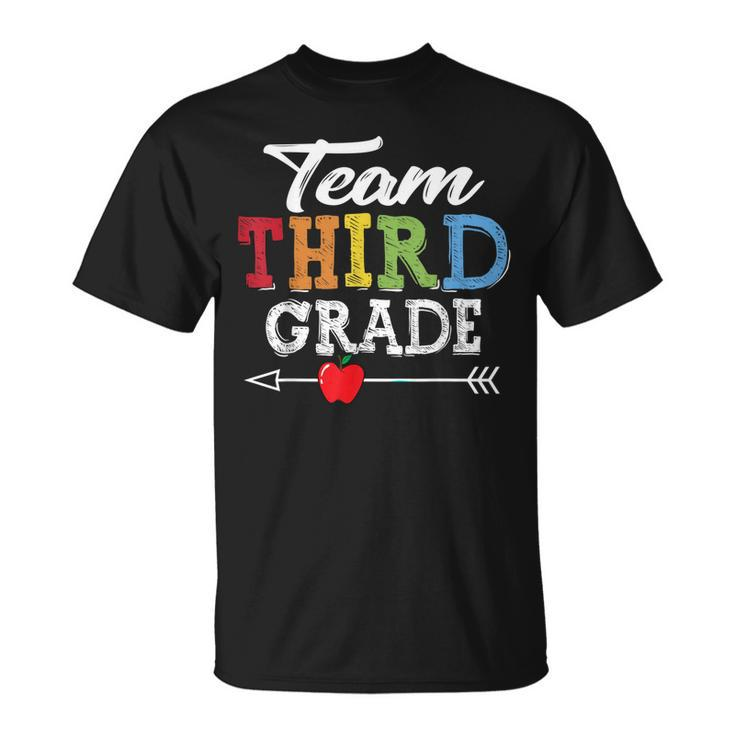 Team Third Grade Squad First Day Of School Teacher Kids   Unisex T-Shirt