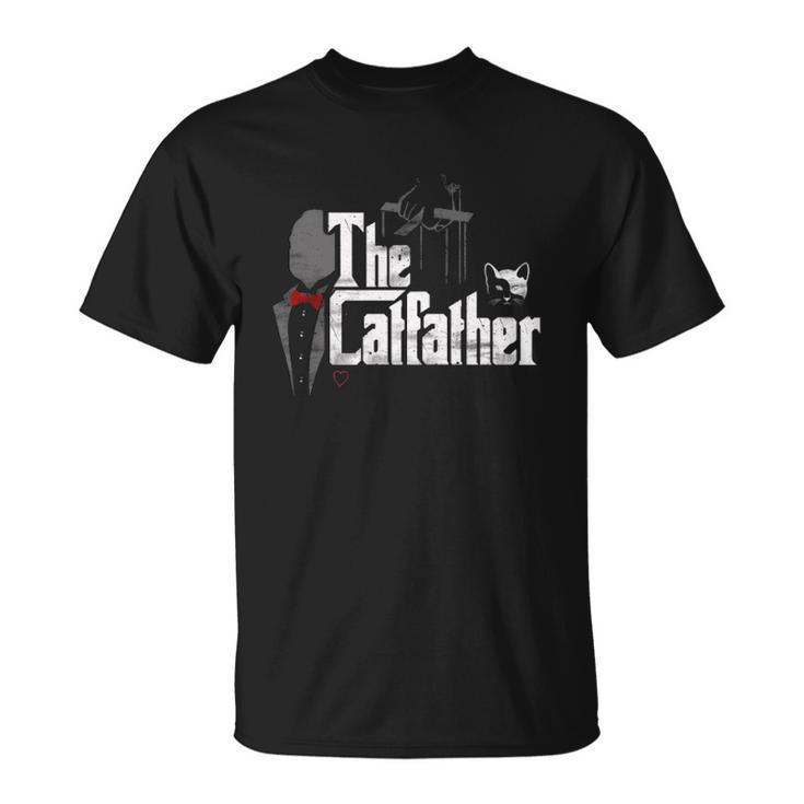The Catfather  Funny Cat Dad Gift Father Of Cats  Unisex T-Shirt