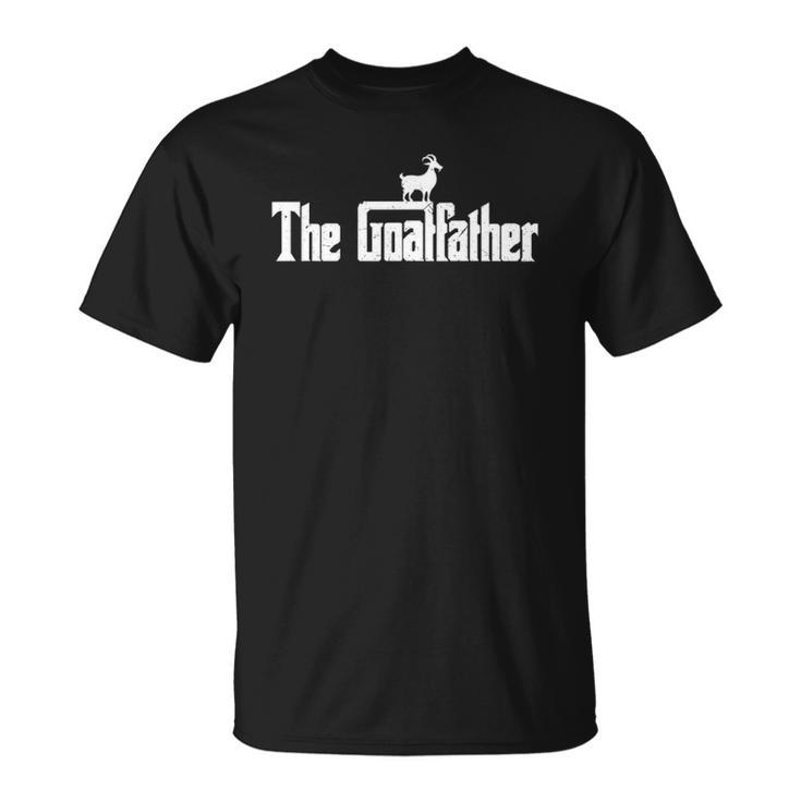 The Goatfather Funny Goat Farm Birthday Party Gift Supplies Unisex T-Shirt