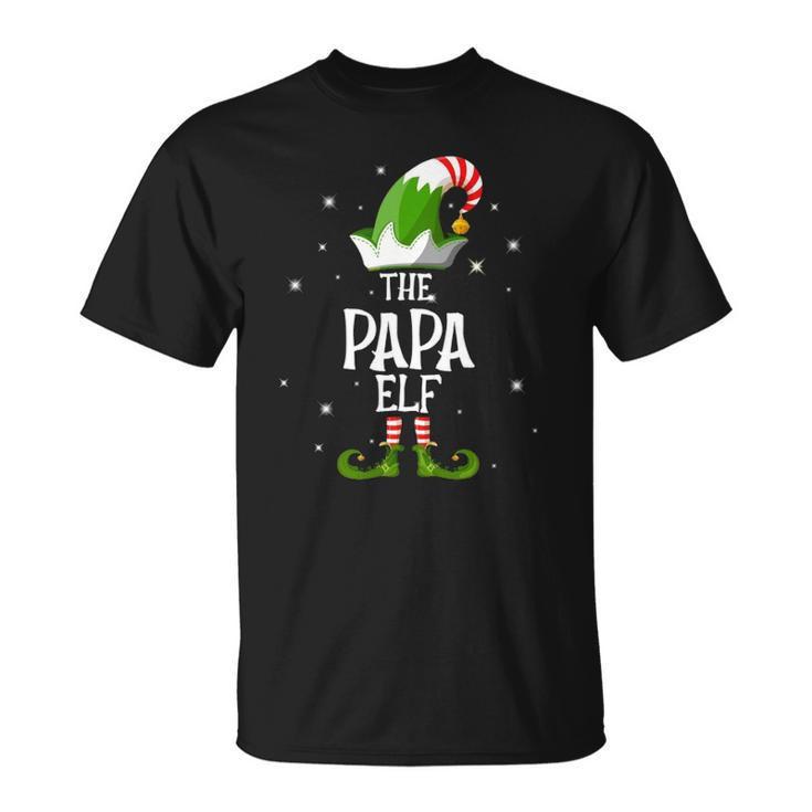 The Papa Elf Family Matching Group Christmas Unisex T-Shirt