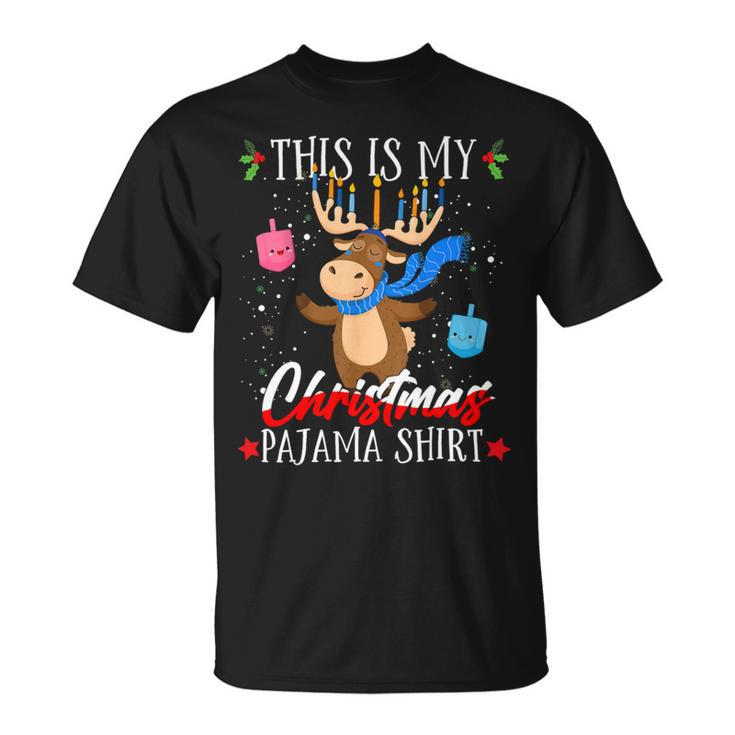 This Is My Christmas Pajama Jewish 545 Shirt Unisex T-Shirt