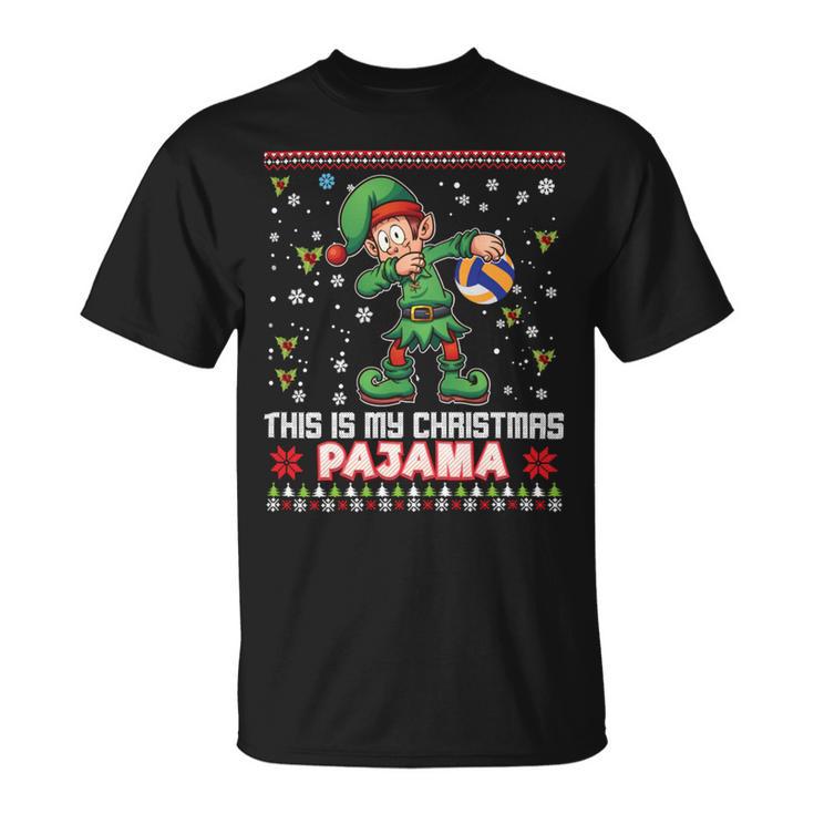 This Is My Christmas Pajama Volleyball 874 Shirt Unisex T-Shirt