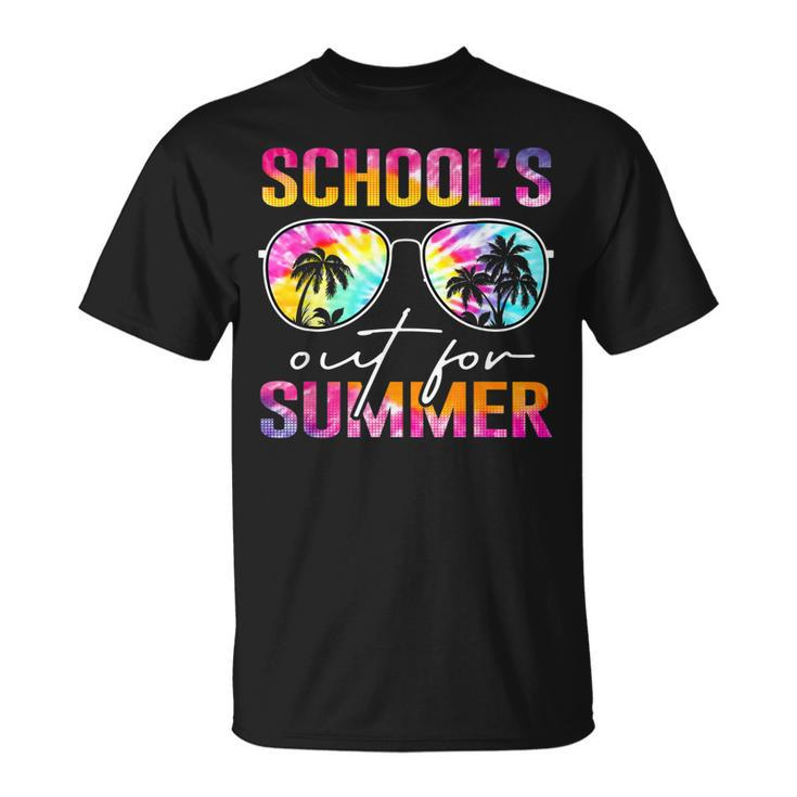 Tie Dye Last Day Of School Schools Out For Summer Teacher  Unisex T-Shirt