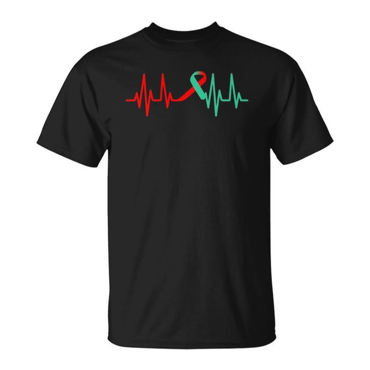 Transplant Recipient Heartbeat - Saved By An Organ Donor  Unisex T-Shirt