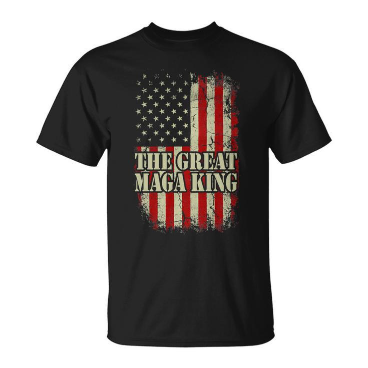 Ultra Maga Eagle 2022 The Return Of The Great Maga King Ultra Maga Tee American Flag Ultra Meg Unisex T-Shirt
