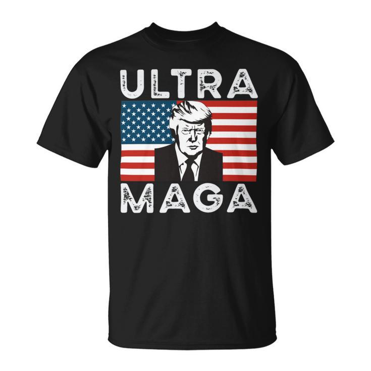 Ultra Maga Funny Trump Biden Usa Unisex T-Shirt