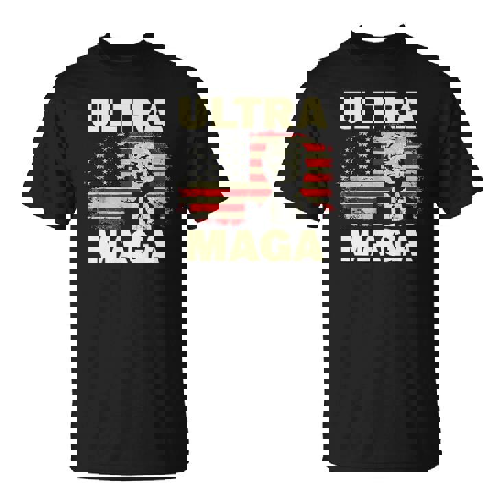 Ultra Maga Proud Ultra-Maga Usa Flag Unisex T-Shirt