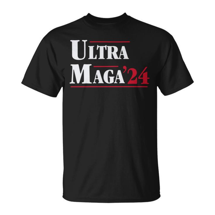 Ultra Maga Retro Style Red And White Text Unisex T-Shirt