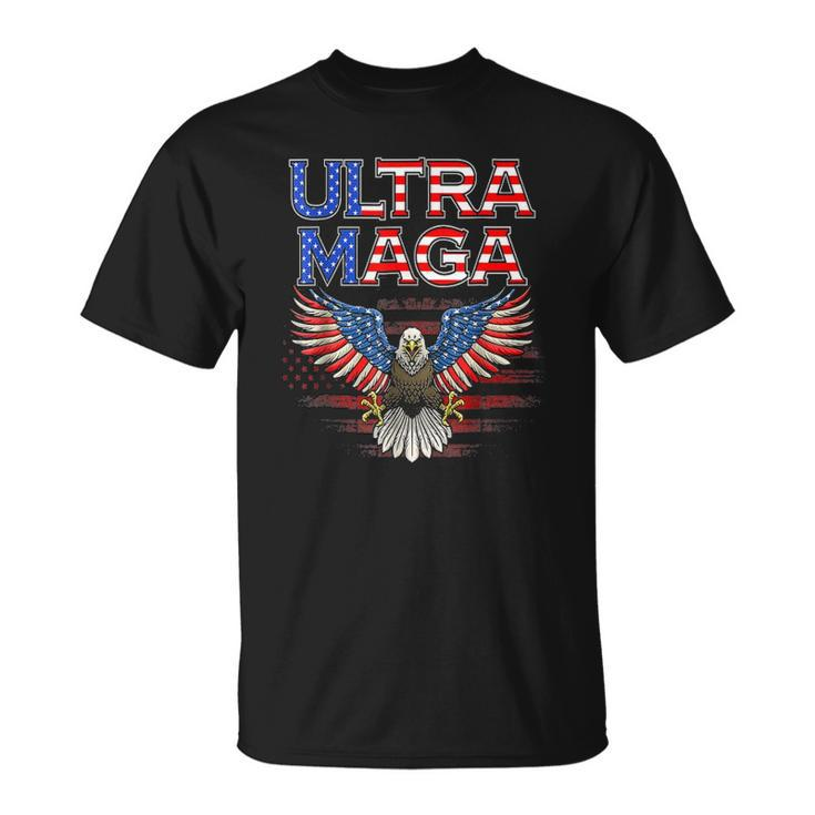 Ultra Maga United State Flag Proud Ultra-Maga  Unisex T-Shirt