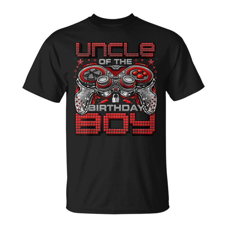 Uncle Of The Birthday Boy Video Gamer Birthday Party Family  Unisex T-Shirt