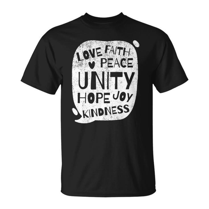 Unity Day Orange  Peace Love Spread Kindness Gift Unisex T-Shirt