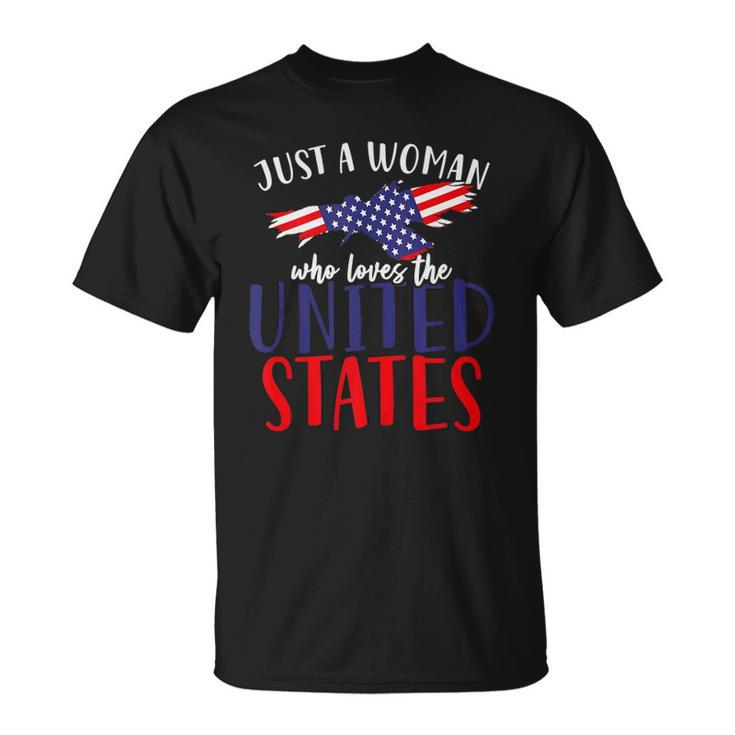 Us Flag Freedom United States Women American 4Th Of July  Unisex T-Shirt