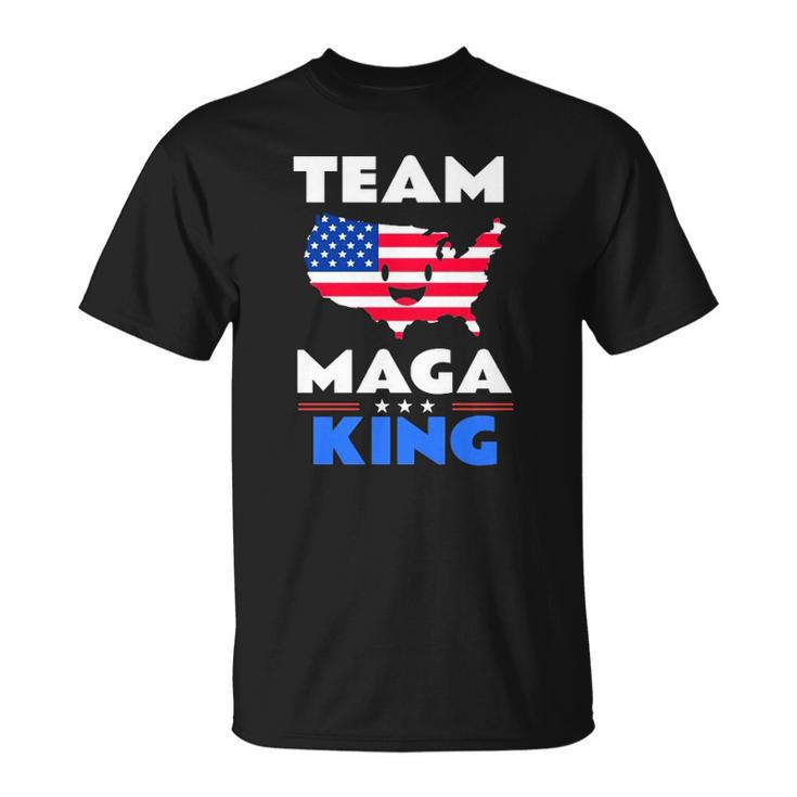Usa American Flag Patriot Team The Great Maga King Unisex T-Shirt