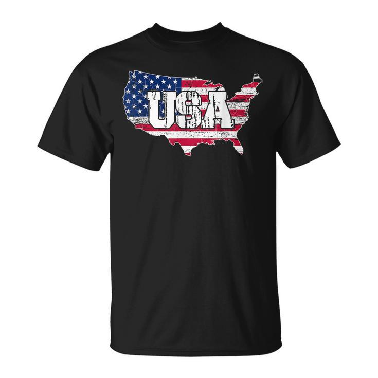 Usa  American Flag United States Of America 4Th Of July  Unisex T-Shirt