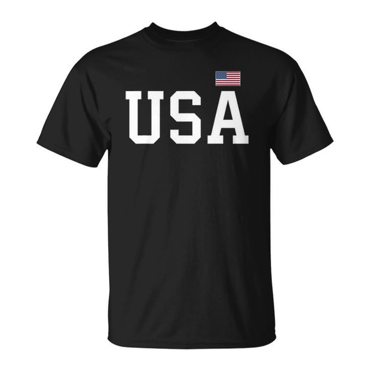 Usa  Women Men Kids Patriotic American Flag 4Th Of July Unisex T-Shirt