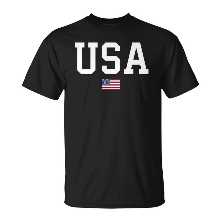 Usa Women Men Kids Patriotic American Flag July 4Th  Unisex T-Shirt