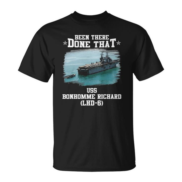Uss Bonhomme Richard Lhd-6 Veterans Day Fathers Day Unisex T-Shirt