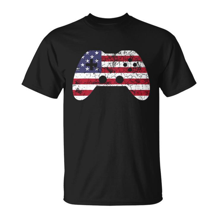 Video Game Gamer 4Th Of July Independence Day  Unisex T-Shirt