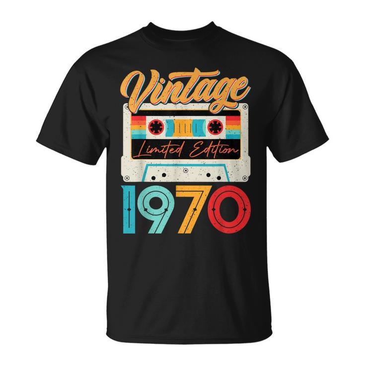Vintage 1970 Awesome 52 Years Old Retro 52Nd Birthday Bday  Unisex T-Shirt