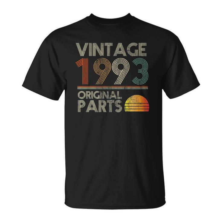 Vintage Original Parts Birthday 1993 29Th Retro Style  Unisex T-Shirt