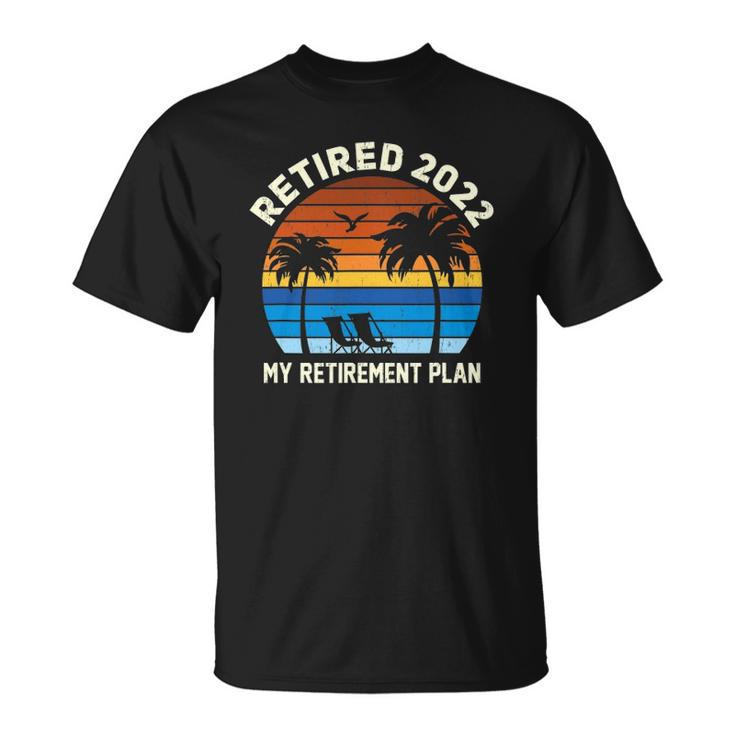 Vintage Sun Island Retirement Plan 2022 Graphic Unisex T-Shirt