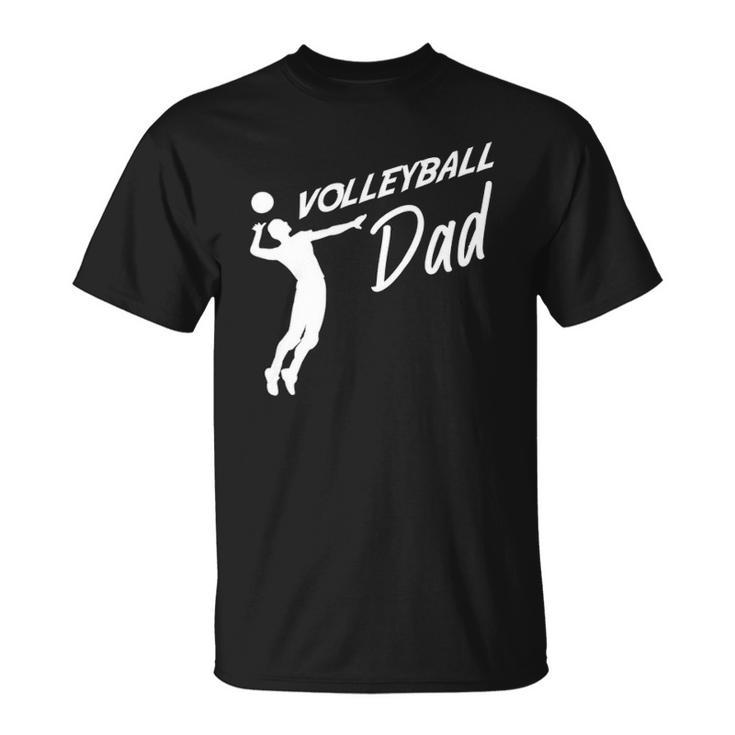 Volleyball Father Volleyball Dad Fathers Day Unisex T-Shirt